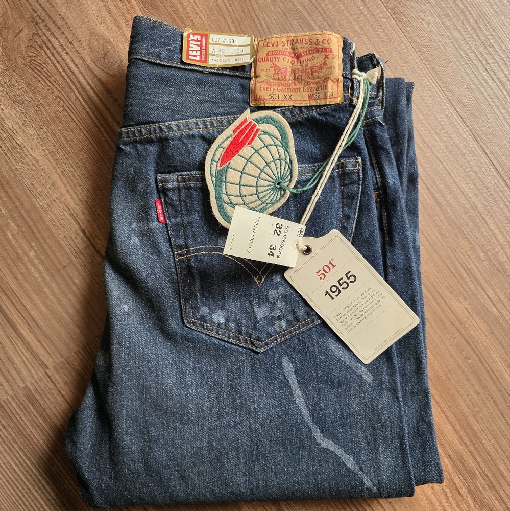 Levi's Vintage 1955 501XX Big E Original Fit Men's Size 32-33